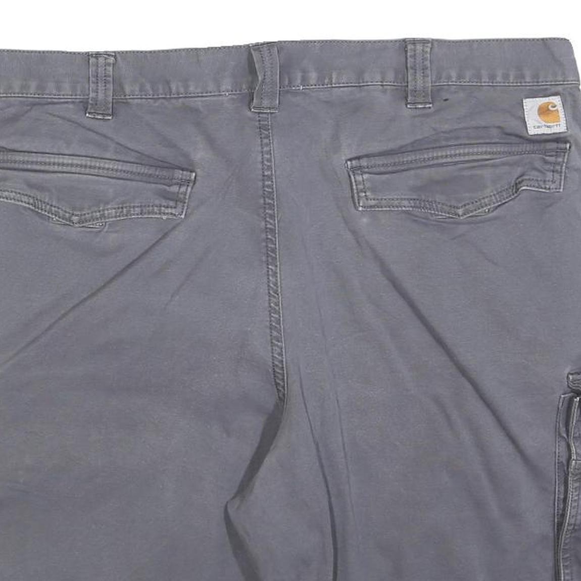 CARHARTT Mens Shorts Grey Cargo XL W40 Relaxed Fit Durable Workwear