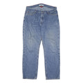 TOMMY HILFIGER Womens Regular Fit Blue Denim Jeans W36 L30 Classic Cotton Blend