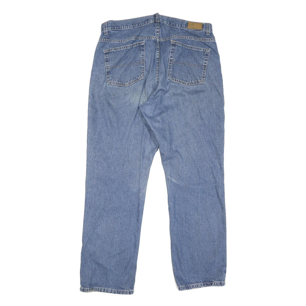 TOMMY HILFIGER Womens Regular Fit Blue Denim Jeans W36 L30 Classic Cotton Blend