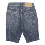 TRUE RELIGION Womens Denim Blue Shorts S W28 Classic Cotton Casual