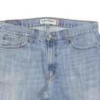 LEVI'S Womens Denim Blue Slim Straight Shorts L W36 Casual Cotton Blend