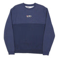 FILA Mens Blue & Navy Crew Neck M Cotton Blend Sweatshirt Logo Athletic Style