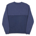 FILA Mens Blue & Navy Crew Neck M Cotton Blend Sweatshirt Logo Athletic Style