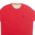 TIMBERLAND Slim Fit Mens T-Shirt Red XL