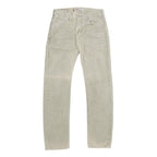 LEVI'S Mens Corduroy Beige Regular Straight Trousers W28 L32 Classic Casual