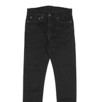 LEVI'S 510 Mens Jeans Black Slim Skinny Denim W32 L34 Zip Cotton Blend