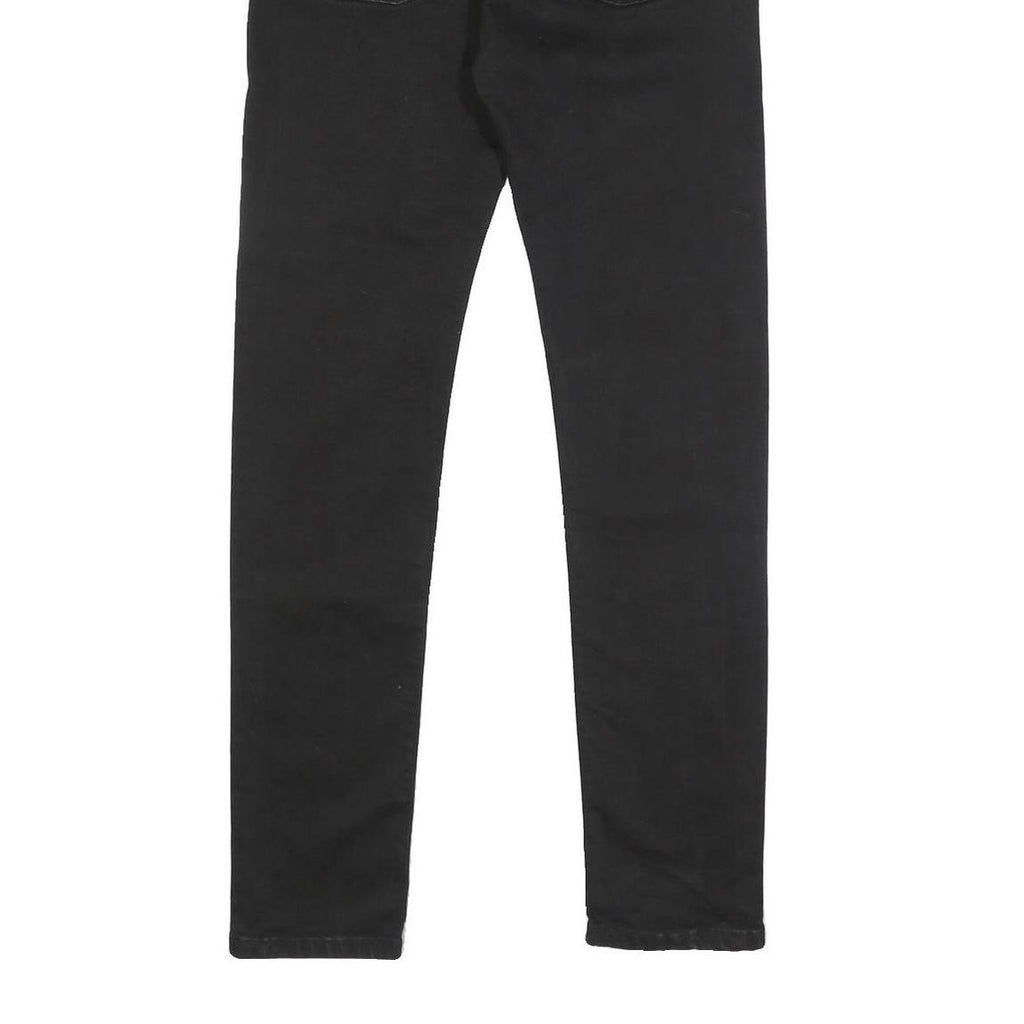 LEVI'S 510 Mens Jeans Black Slim Skinny Denim W32 L34 Zip Cotton Blend