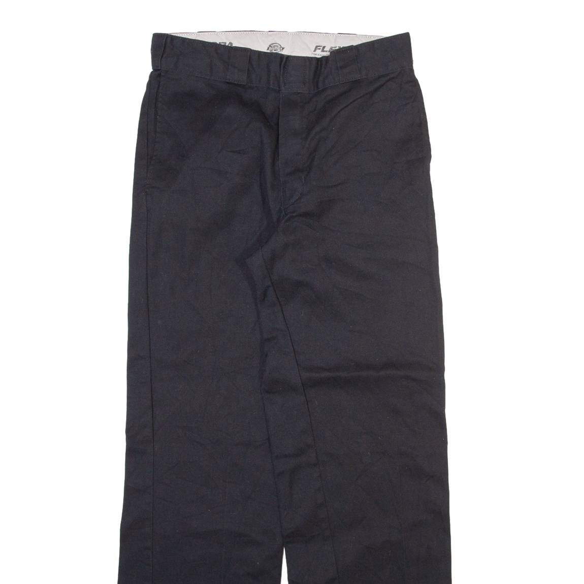 DICKIES 874 Workwear Mens Trousers Black Regular Straight W28 L30