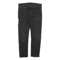 LEVI'S 510 Mens Black Regular Skinny Denim Raw W32 L29 Zip Cotton Blend Jeans