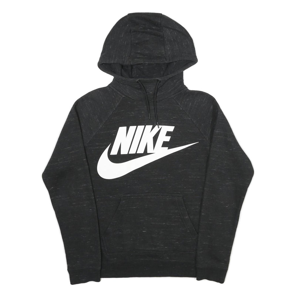 NIKE Mens Black Hoodie S Cotton Blend Pullover Casual Sports Sweatshirt