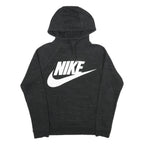 NIKE Mens Black Hoodie S Cotton Blend Pullover Casual Sports Sweatshirt