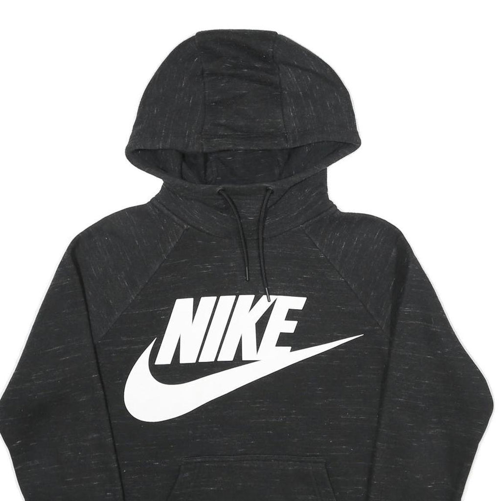 NIKE Mens Black Hoodie S Cotton Blend Pullover Casual Sports Sweatshirt