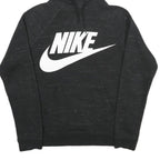 NIKE Mens Black Hoodie S Cotton Blend Pullover Casual Sports Sweatshirt