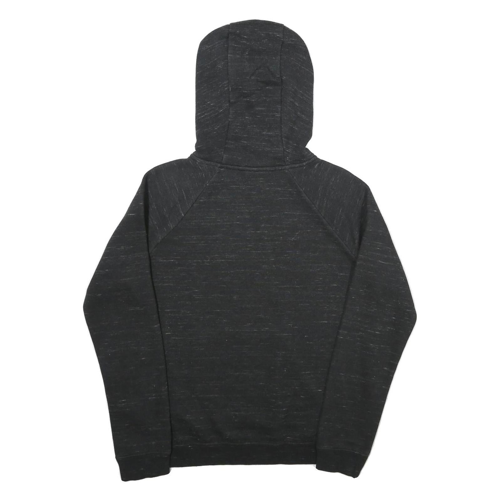 NIKE Mens Black Hoodie S Cotton Blend Pullover Casual Sports Sweatshirt