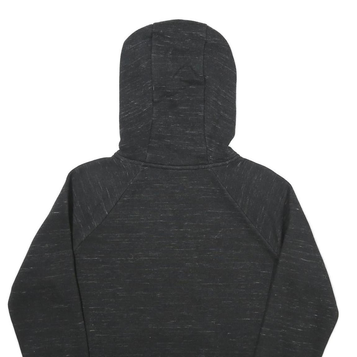 NIKE Mens Black Hoodie S Cotton Blend Pullover Casual Sports Sweatshirt