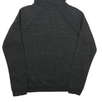 NIKE Mens Black Hoodie S Cotton Blend Pullover Casual Sports Sweatshirt