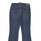 LEVI'S Womens Regular Fit Blue Denim Jeans W26 L28 Zip Pockets Classic
