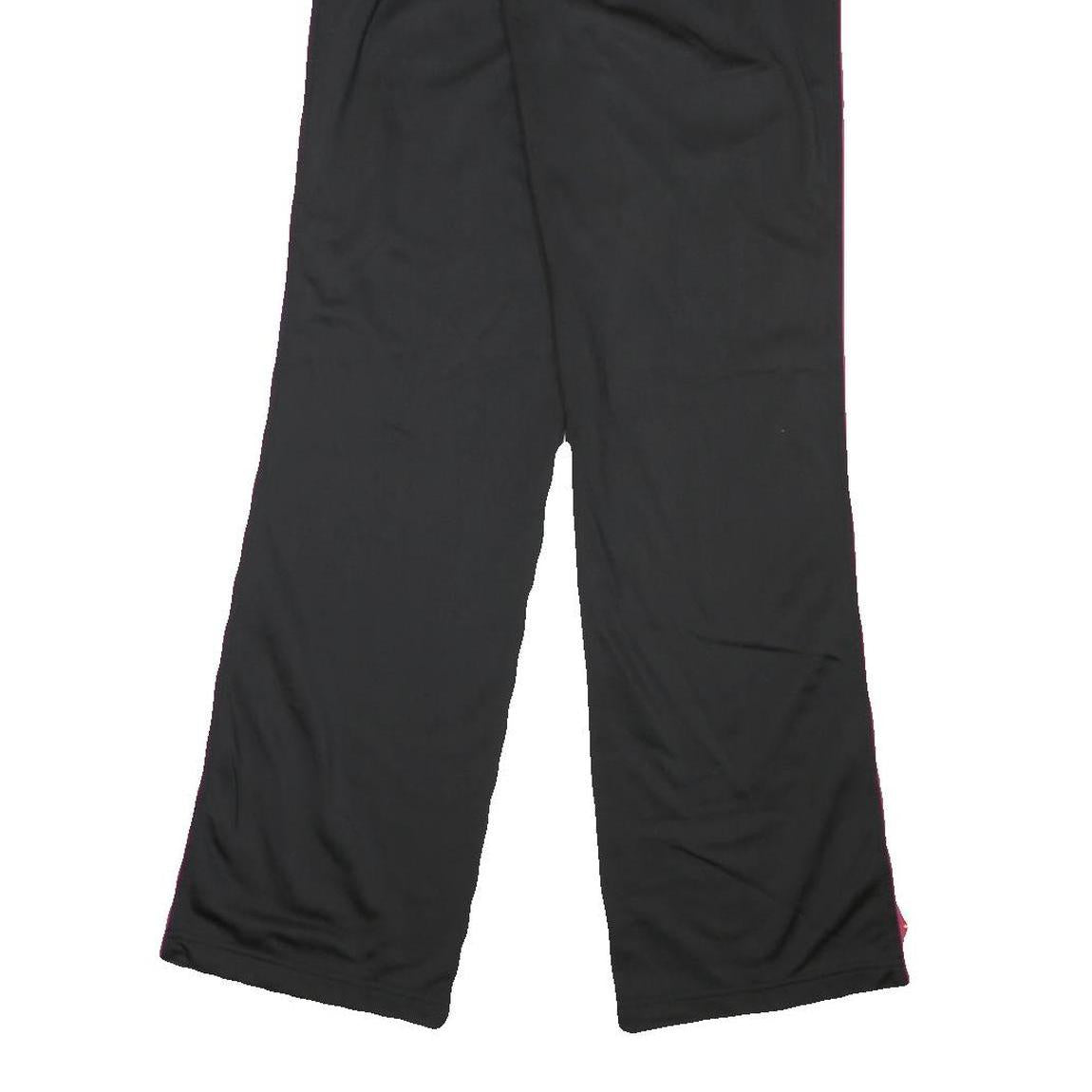 PUMA Womens Joggers Black UK 14 W30 L33 Polyester Blend Regular Fit Straight Leg