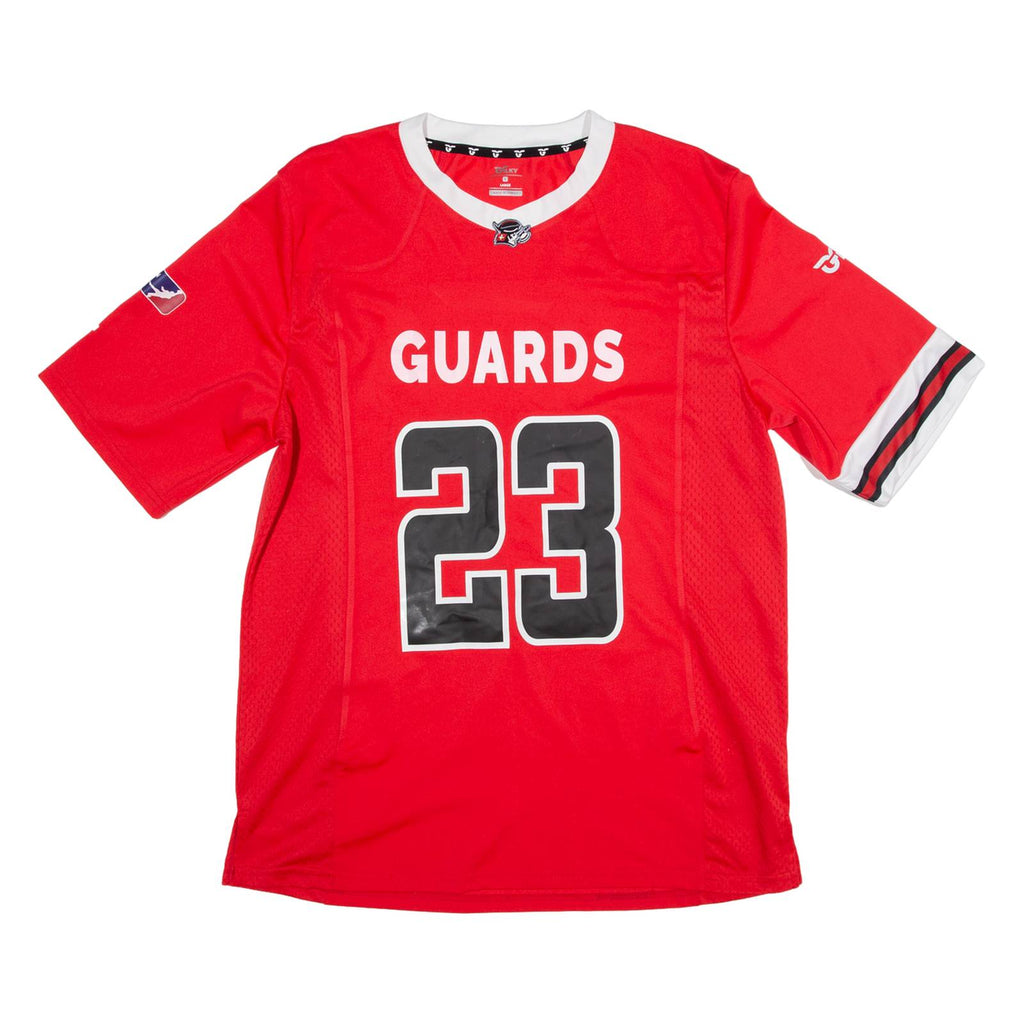 GILKEY Mens Jersey Red V-Neck L