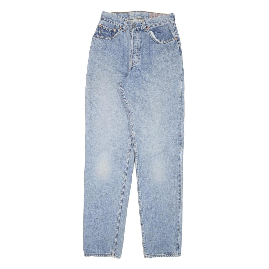 LEVI'S Womens Blue Relaxed Straight Denim Medium W25 L30 Casual Vintage Zip