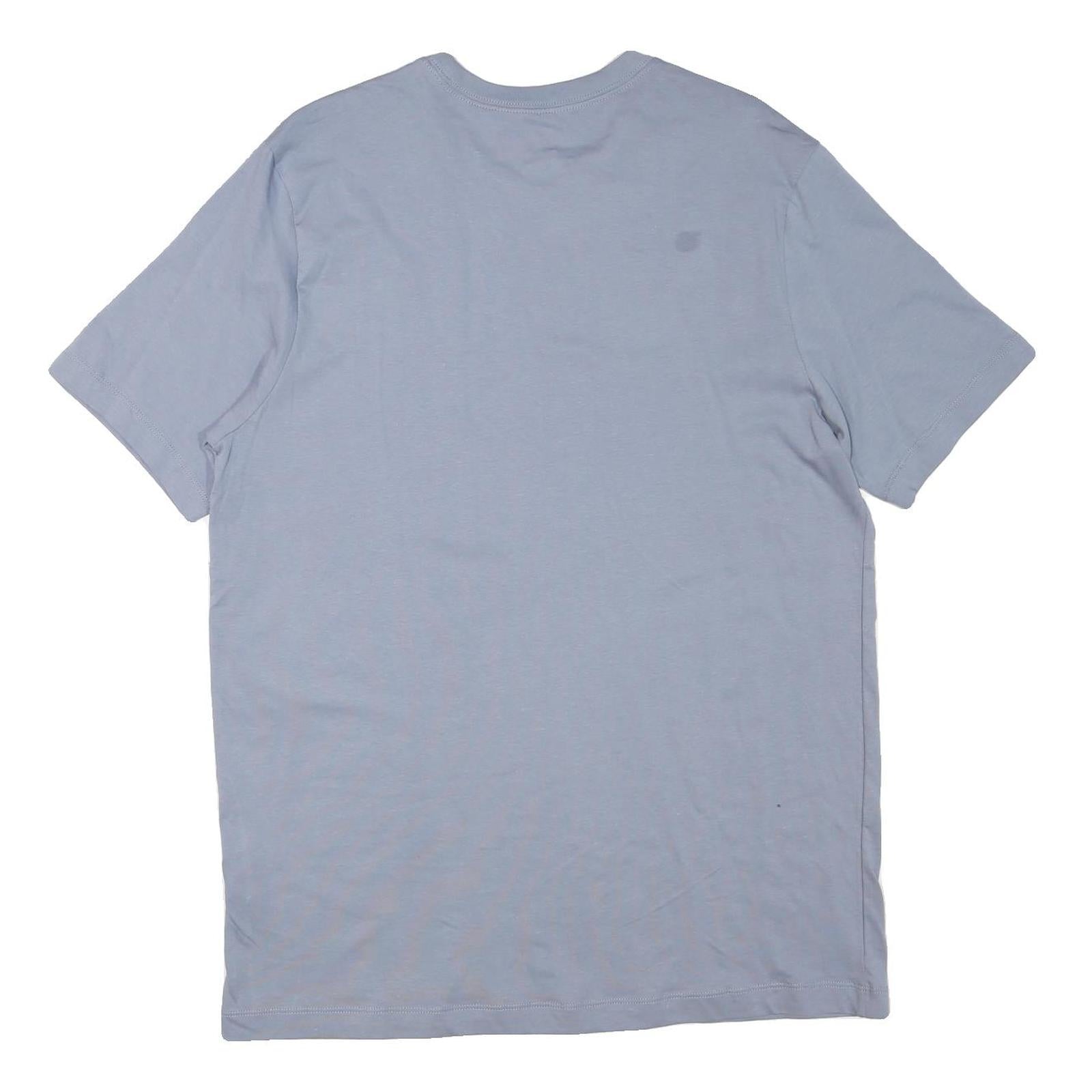 NIKE Mens Joggers Grey L W21 L31 Cotton Blend Regular Fit Tapered Leg Casual