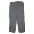 COLUMBIA Womens Grey Polyester Blend Zip Regular Cargo Trousers W35 L31 Outdoor