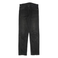 LEVI'S 321 02 Mens Black Regular Straight Denim W33 L36 Classic Cotton Blend Zip
