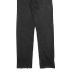 LEVI'S 321 02 Mens Black Regular Straight Denim W33 L36 Classic Cotton Blend Zip