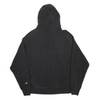 CHAMPION REVERSE WEAVE Mens Black Hoodie XL Cotton Blend Pullover Comfort Fit