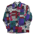 SK & COMPANY Womens Multi Colour Animal Print Shirt Long Sleeve Collared S