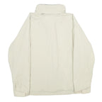 COLUMBIA Womens Cream Nylon Shell Jacket XL Outdoor Zip Plain Lightweight Water