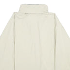 COLUMBIA Womens Cream Nylon Shell Jacket XL Outdoor Zip Plain Lightweight Water