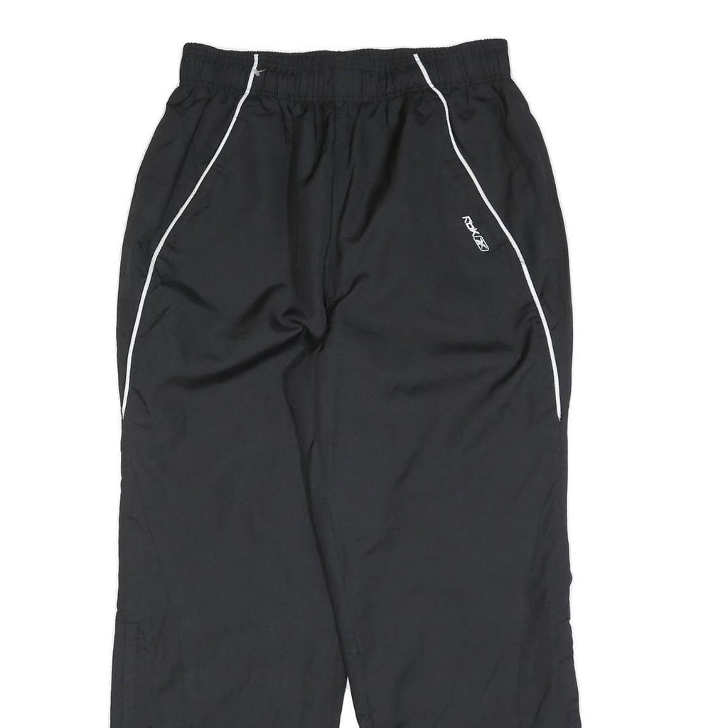 REEBOK Mens Joggers Black Slim Straight L W34 L30 Lightweight Casual Sportswear