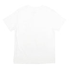 CHEMISTRY Mens White Corvette Graphic T-Shirt L Short Sleeve Crew Neck Racing