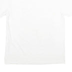 CHEMISTRY Mens White Corvette Graphic T-Shirt L Short Sleeve Crew Neck Racing