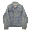 LEVI'S Womens Blue Denim Jacket Cotton S Button Classic Fit Casual