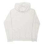 NIKE Mens White Pullover Hoodie M Cotton Blend Athletic Wear Casual