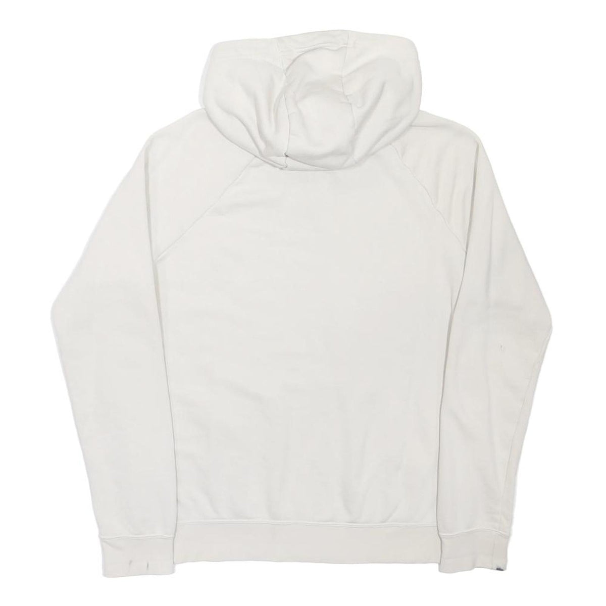 NIKE Mens White Pullover Hoodie M Cotton Blend Athletic Wear Casual