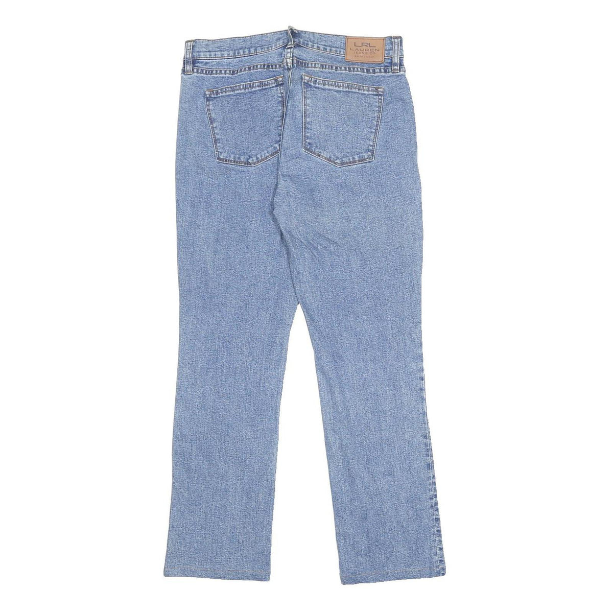 LAUREN RALPH LAUREN Womens Jeans Blue Regular Straight Denim Medium W30 L28