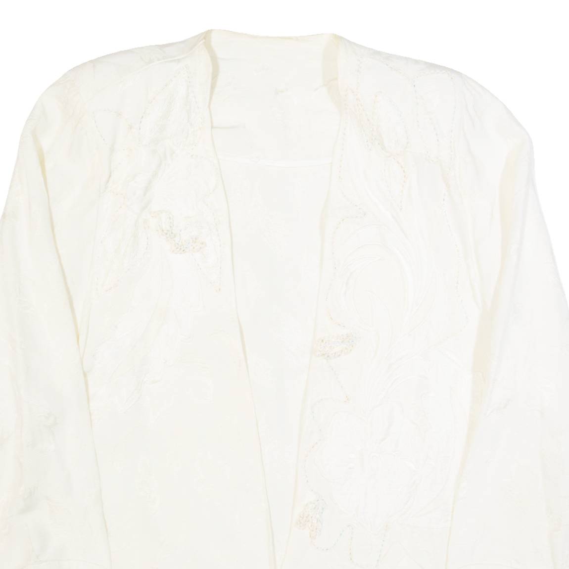 Womens Blazer Jacket Cream 90s M