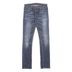 NUDIE JEANS Mens Slim Blue Denim Medium Wash W32 L34 Faded Stretch Cotton