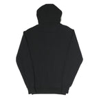 ELLESSE Womens Black Hoodie UK 10 Cotton Blend Pullover Hooded Sweatshirt