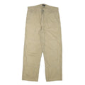BENCH Mens Cotton Blend Beige Relaxed Straight Trousers W32 L27 Casual Utility