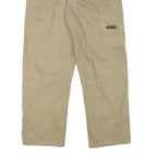 BENCH Mens Cotton Blend Beige Relaxed Straight Trousers W32 L27 Casual Utility