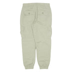 FB SISTER Cargo Womens Trousers Green Regular Tapered W32 L27