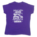 GILDAN Skoda Womens T-Shirt Purple 2XL