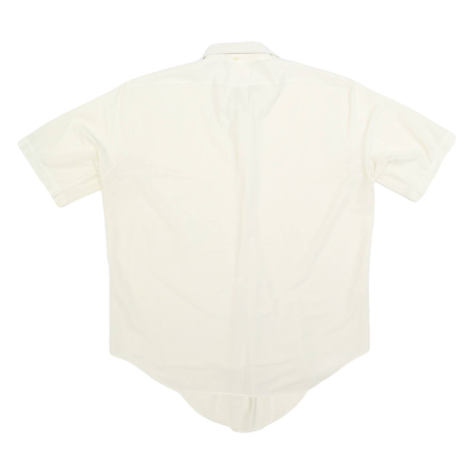 Womens White Plain Short Sleeve Shirt XL Lightweight Faux Silk Satin Relaxed Fit
