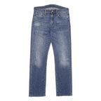 LEVI'S 513 Mens Slim Jeans Blue Denim Medium W30 L32 Zip Cotton Blend