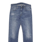 LEVI'S 513 Mens Slim Jeans Blue Denim Medium W30 L32 Zip Cotton Blend