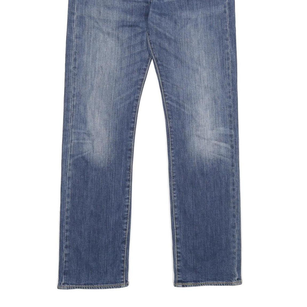 LEVI'S 513 Mens Slim Jeans Blue Denim Medium W30 L32 Zip Cotton Blend